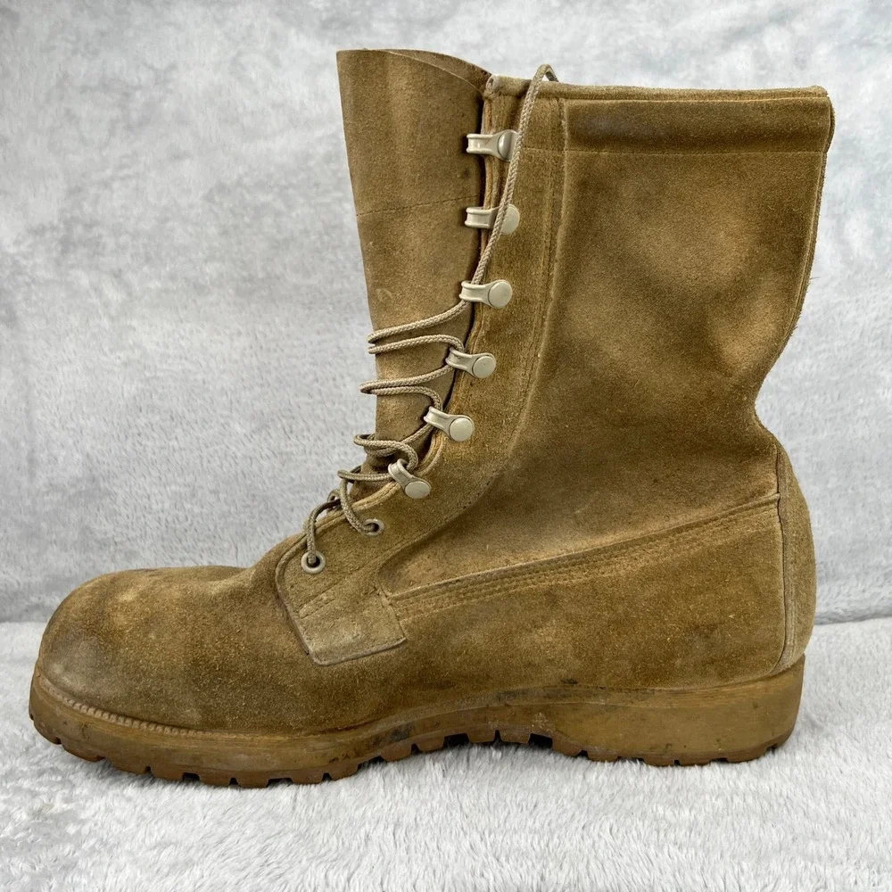 Belleville Gore-Tex ICWT Combat Boots 12.5 R Tan Men Military Tactical Suede